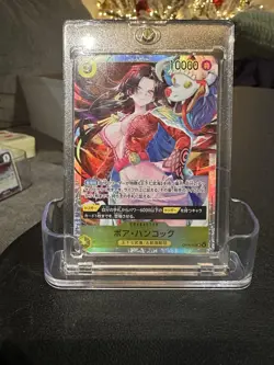 Bandai One Piece Boa Hancock OP14-112 Full Art Holo Character Card - Image 1