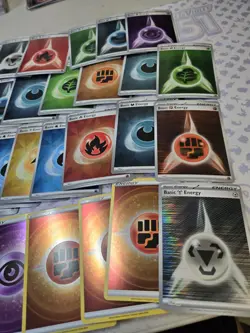 Pokemon Lot Of 58 Holo Energy Cards NM SWSH S&V - Image 4