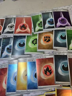Pokemon Lot Of 58 Holo Energy Cards NM SWSH S&V - Image 5