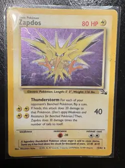 Lot Of 3 Rare Holo Fossil Edition Pokemon Cards - Image 2