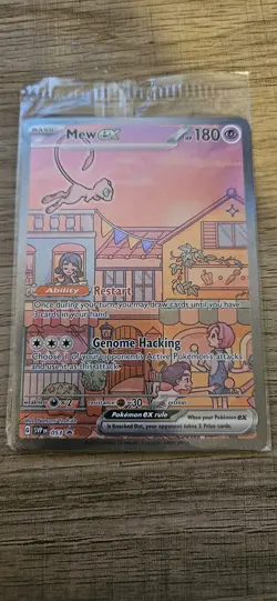 Mew EX 053 Scarlet & Violet Promo Holo Pokemon TCG Card LP-NM Condition - Image 1