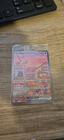 Mew EX 053 Scarlet & Violet Promo Holo Pokemon TCG Card LP-NM Condition - Image 2