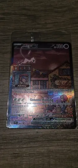 Mew EX 053 Scarlet & Violet Promo Holo Pokemon TCG Card LP-NM Condition - Image 3