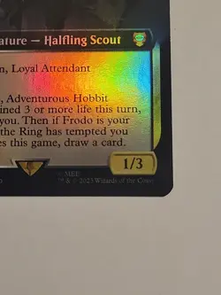 MTG Frodo, Adventurous Hobbit Foil Extended Art - LTR 0087 - NM/M - MTG Magic - Image 2