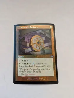 Talisman of Curiosity (Retro Frame) Modern Horizons Foil MTG NM - Image 1