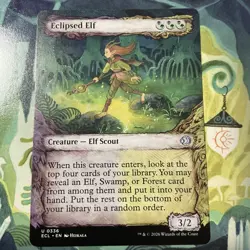 Eclipsed Elf (SHOWCASE) 336 | NM Near Mint | ECL Lorwyn Eclipsed Magic MTG - Image 1