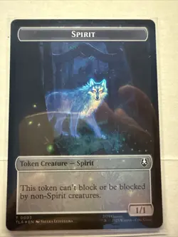 1x MTG - COPY \ SPIRIT TOKEN #01/03 - FOIL - Avatar: The Last Airbender NM TLA - Image 1