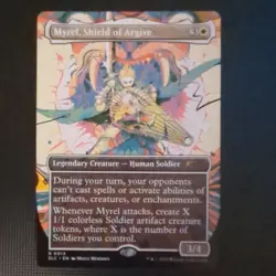 SLC Myrel, Shield of Argive #13 Borderless Encyclopedia Countdown Secret Lair NM - Image 1
