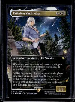 2025 Magic The Gathering Final Fantasy Estinien Varlineau Borderless #0474 - Image 1