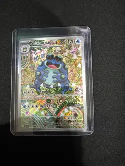 Pokemon TCG SV Black Bolt English Seismitoad #105/086 Illustration Rare - Image 1