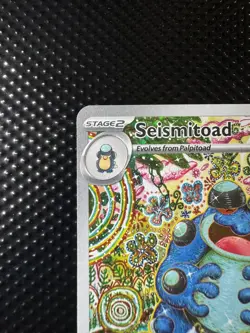 Pokemon TCG Seismitoad 105/086 SV Black Bolt Illustration Rare Holo - Image 2