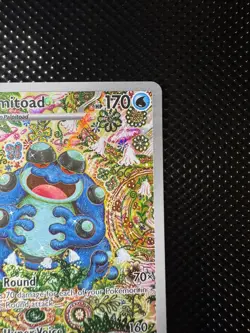 Pokemon TCG Seismitoad 105/086 SV Black Bolt Illustration Rare Holo - Image 3