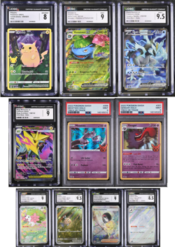Pokemon CGC/PSA Graded Card Lot - 10 SLABS - $220 Value - INCREDIBLE DEAL!! - Image 1