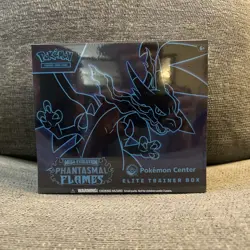 Phantasmal Flames, Pokemon Center Exclusive Elite Trainer Box, ETB Sealed - Image 1