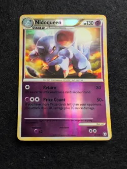 Pokemon TCG Nidoqueen HS-Triumphant 28/102 Reverse Holo Rare - Image 1