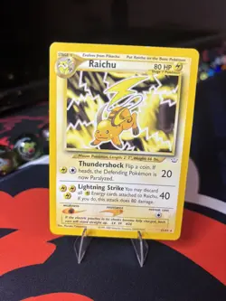 Pokemon TCG Raichu Neo Revelation Non Holo 21/64 LP - Image 1