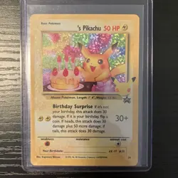 Birthday Pikachu 24 Holo Rare - 2021 Pokemon 25th Anniversary Celebrations NM - Image 2