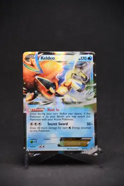 Pokemon TCG Keldeo EX 45/113 Ultra Rare Holo Rare Legendary Treasures MP-HP - Image 1