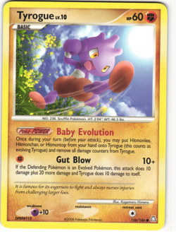 Tyrogue Common Pokemon TCG Legends Awakened 126/146 LP - Image 1