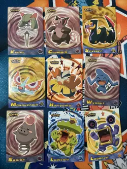 Topps 2003 Pokemon Advanced Non Foil Lot of 9. Kirlia Wynaut & more - Image 1