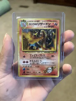 Pokemon TCG Blaine's Charizard Holo Rare Japanese Gym Challenge Edition - Image 1