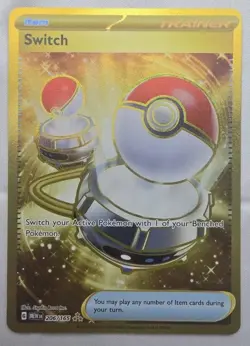 Switch 206/165 Hyper Rare Scarlet & Violet 151 Pokemon TCG - Image 1