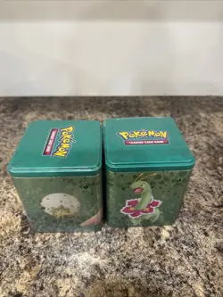 2022 Pokemon TCG GRASS Stacking Tin- Factory Sealed (3 Packs +Coin) - Image 2