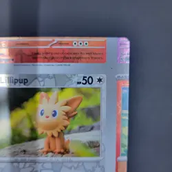 Pokemon Error Miscut Lillipup 170/197 Reverse Holo Obsidian Flames NM - Image 5