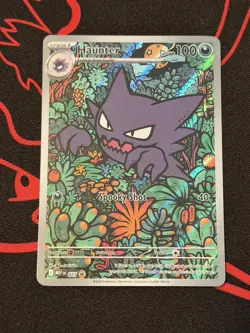 2025 Pokemon Haunter Mega Evolution Battle Deck Black Star Promo #027 - Image 1