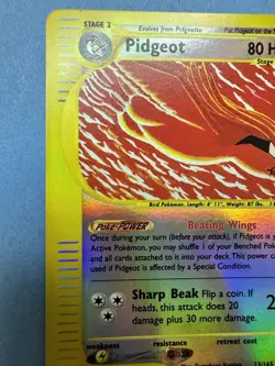 Pokemon 2002 Expedition Base Set Pidgeot Reverse Holo Rare 23/165 Nintendo NM! - Image 4
