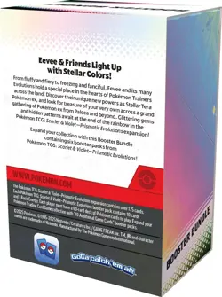 Pokemon TCG Scarlet & Violet Prismatic Evolutions Booster Bundle Factory Sealed - Image 2