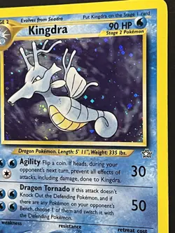 2000 Pokemon Neo Genesis Holo Lot Of 3 Azumarill Kingdra Jumpluff - Image 2