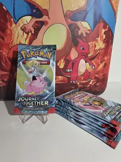 (LOT of 7) Pokemon Journey Together Booster Packs Factory Sealed New - Image 3