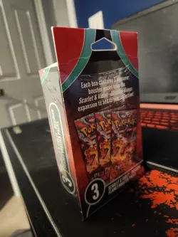 Pokemon TCG Scarlet & Violet Obsidian Flames 3 Pack Hanger Box New / Sealed - Image 2