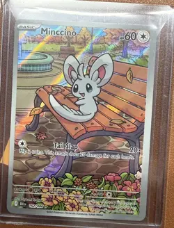 Pokemon TCG Sv: Black Bolt - Minccino 152/086 Illustration Rare - English - Image 1