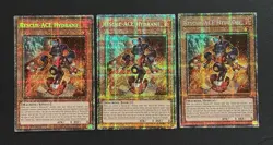2025 YUGIOH MP25 1ST ED STARLIGHT RARE RESCUE ACE HYDRANT X3 NM SET - Image 1