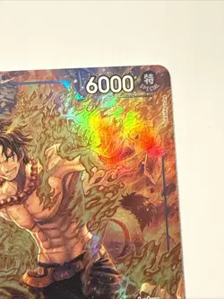 Portgas D Ace OP08-052 Alt Art AA Two Legend One Piece Foil Blue - Image 3