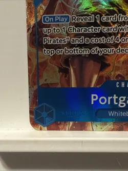 Portgas D Ace OP08-052 Alt Art AA Two Legend One Piece Foil Blue - Image 5