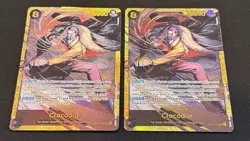 (2x) One Piece Crocodile Secret Rare The Azure Sea’s Seven OP14-120 English NM - Image 4