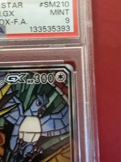 Moltres Zapdos Articuno GX Full Art Promo Hidden Fates Pokemon Card PSA 9 - Image 4