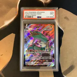 Rayquaza VMAX PSA 9 VMAX Climax 252/184 Japanese Pokemon Card Mint - Image 1