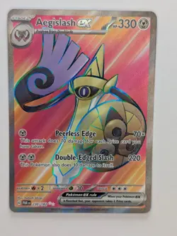 Aegislash ex - 230/182 - Pokemon Paradox Rift Full Art Ultra Rare Card NM - Image 1