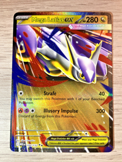 Pokemon Card Mega Latias ex 100/132 Mega Evolution Holo Rare - Image 1