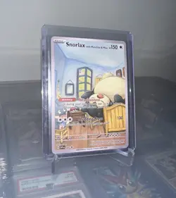 Pokemon Snorlax Starry Night Van Gogh Beautiful Moon ACG Star Custom Card NM - Image 1