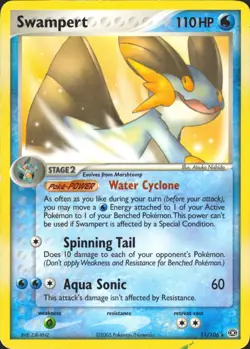 Swampert 11/106 Rare (EX Emerald) Deck Exclusives Pokemon Card LP - Image 1