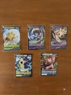 Lot Of 5 Pokemon V Cards NM - Image 1