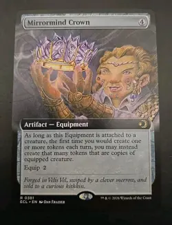 Mirrormind Crown (Extended Art) Lorwyn Eclipsed MTG Regular Near Mint - Image 1