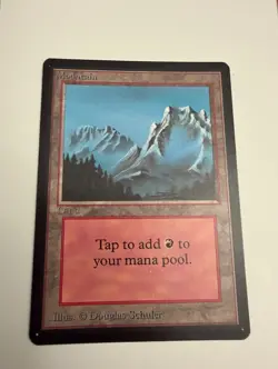 Mountain (B) Limited Edition - Beta Edition Normal MTG - Image 2