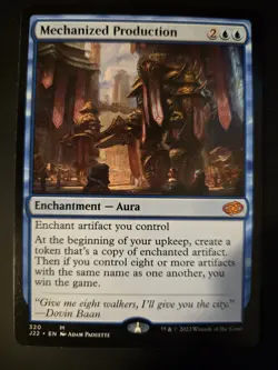 Mechanized Production NM Jumpstart 2022 MTG FREE SHIPPING - Image 1