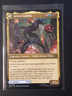 MTG Magic Green Goblin Spider Man M0039 Non Foil Osborn - Image 1